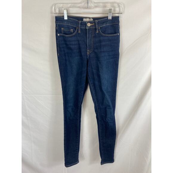 Athleta Sculptek Ultra Skinny Midnight Jeans High Rise 511195-00 size 2 - Picture 2 of 4